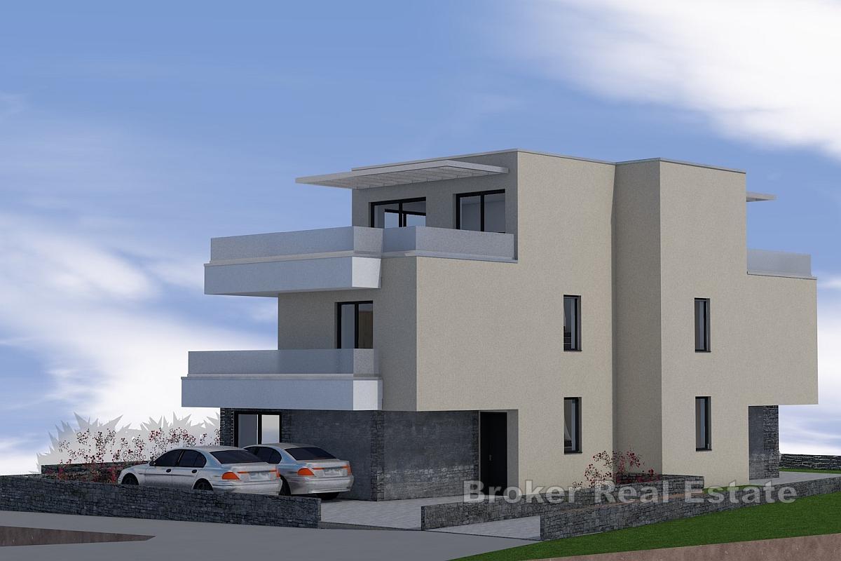 Villas jumelées avec piscine dans un cadre paisible près de Šibenik