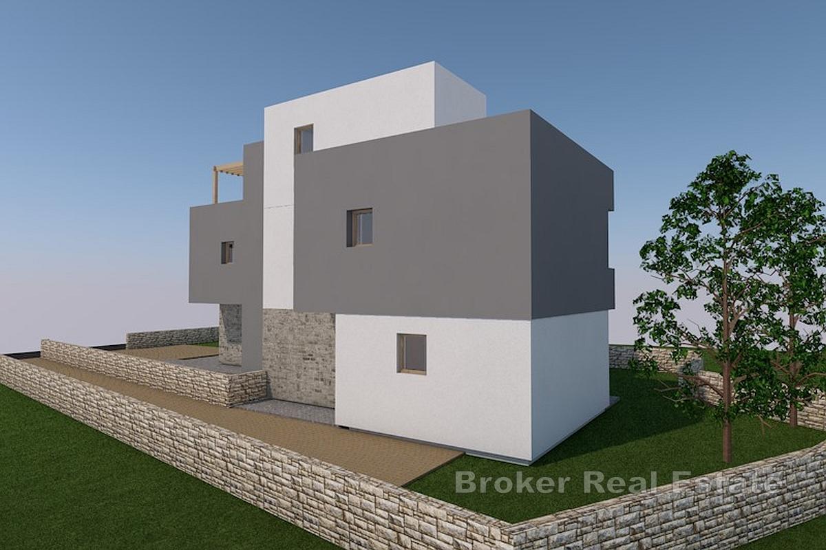 Villas jumelées avec piscine dans un cadre paisible près de Šibenik