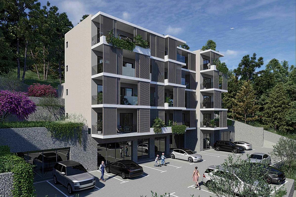 Nowoczesny apartament z dwiema sypialniami i widokiem na morze