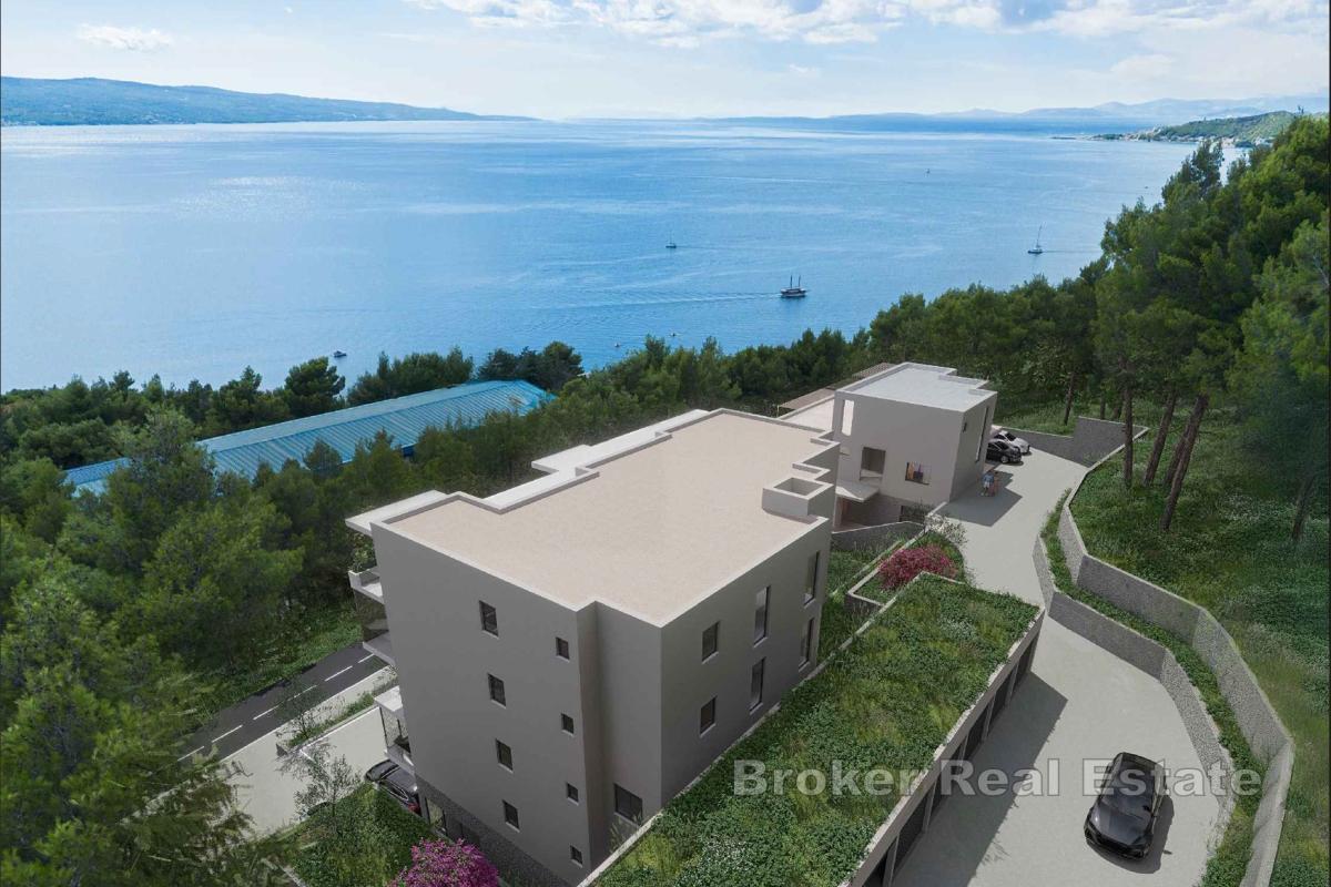 Nowoczesny apartament z dwiema sypialniami i widokiem na morze