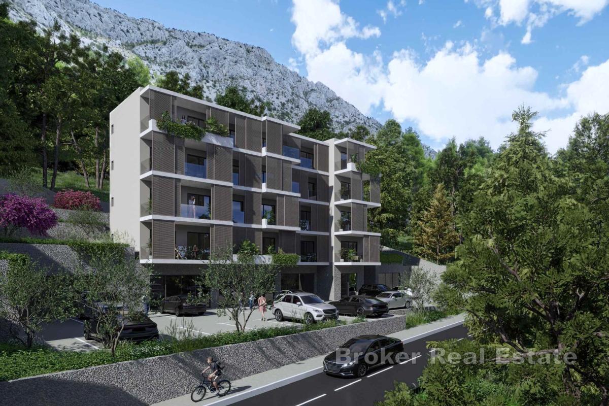 Appartements modernes de trois chambres avec vue sur mer