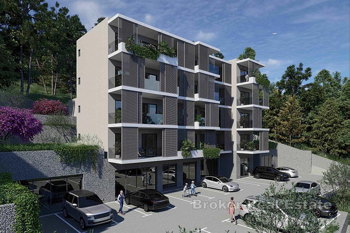 Appartements modernes de trois chambres avec vue sur mer