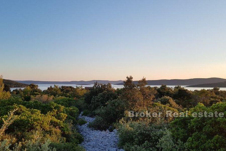 Ugljan - Stavebný pozemok s výhľadom na more