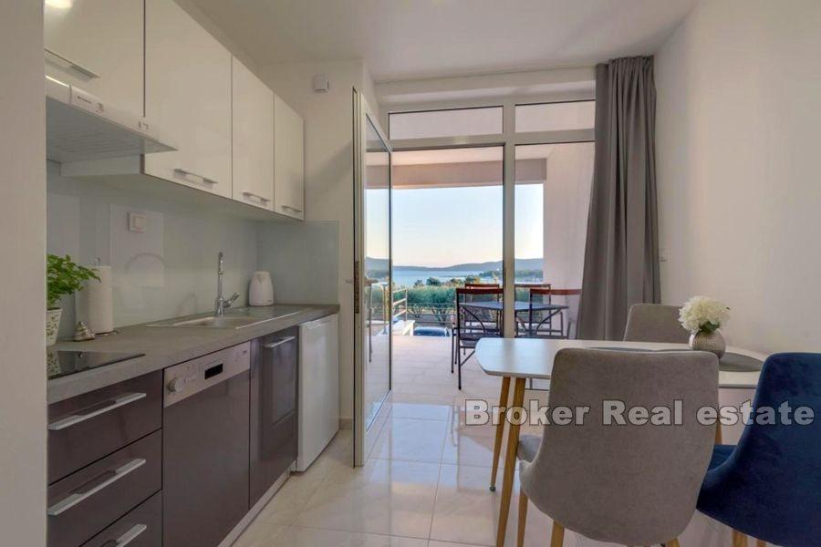 Sibenik - House with pool and open sea view