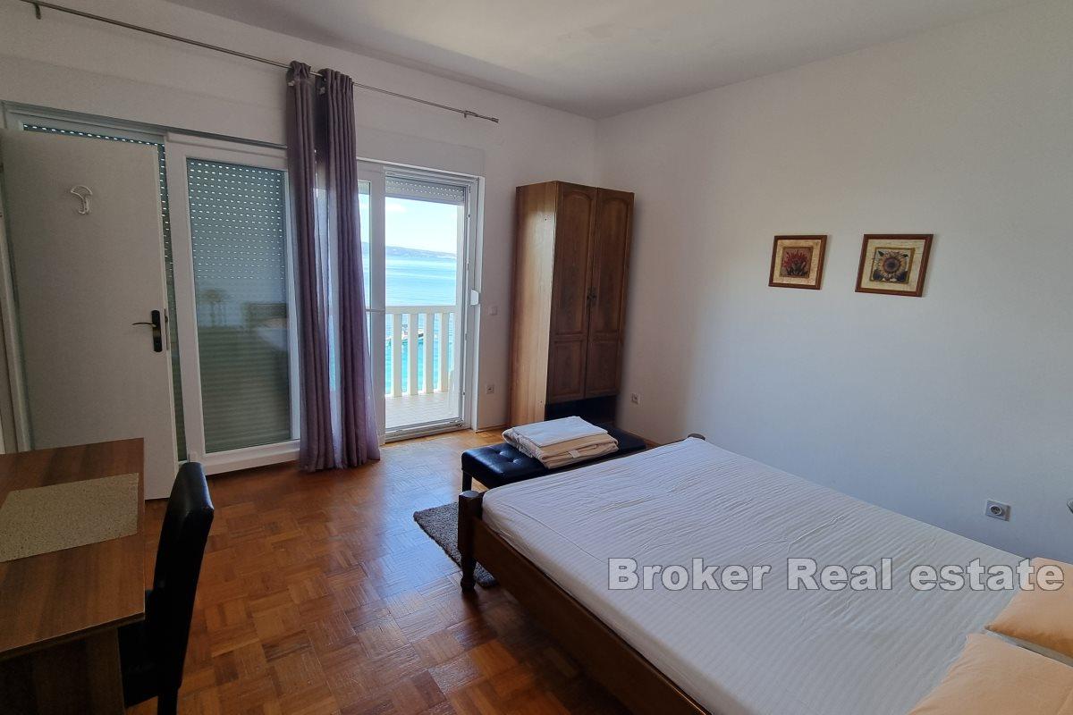 House in the first row to the sea