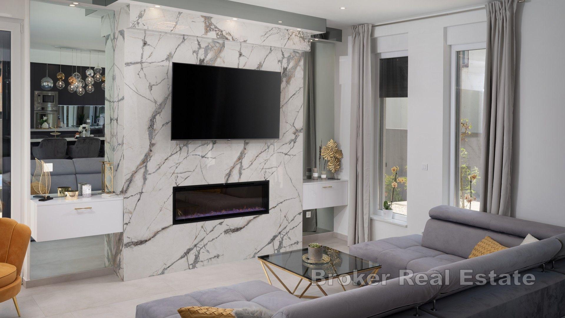 Ny modern villa nära Zadar