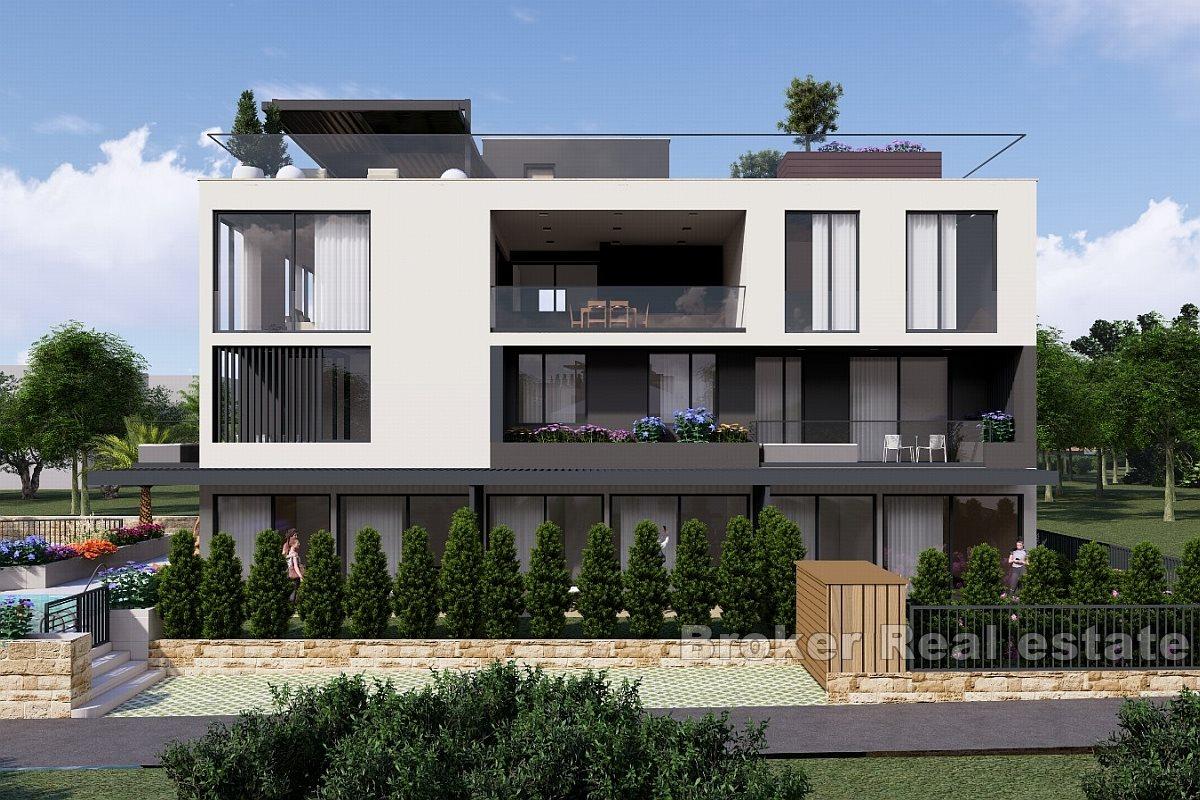 Nově postavené apartmány s výhledem na moře