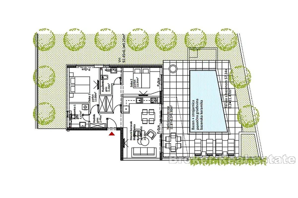 Appartamenti di nuova costruzione in prima fila al mare