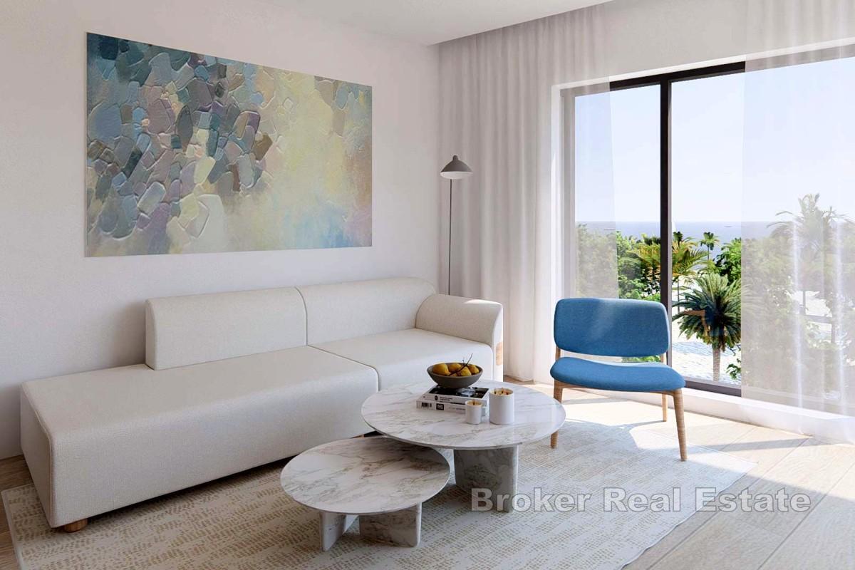 Trzypokojowy apartament z widokiem na morze