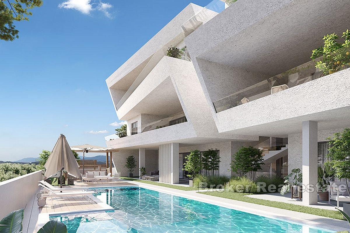 Apartment in a new building with a sea view