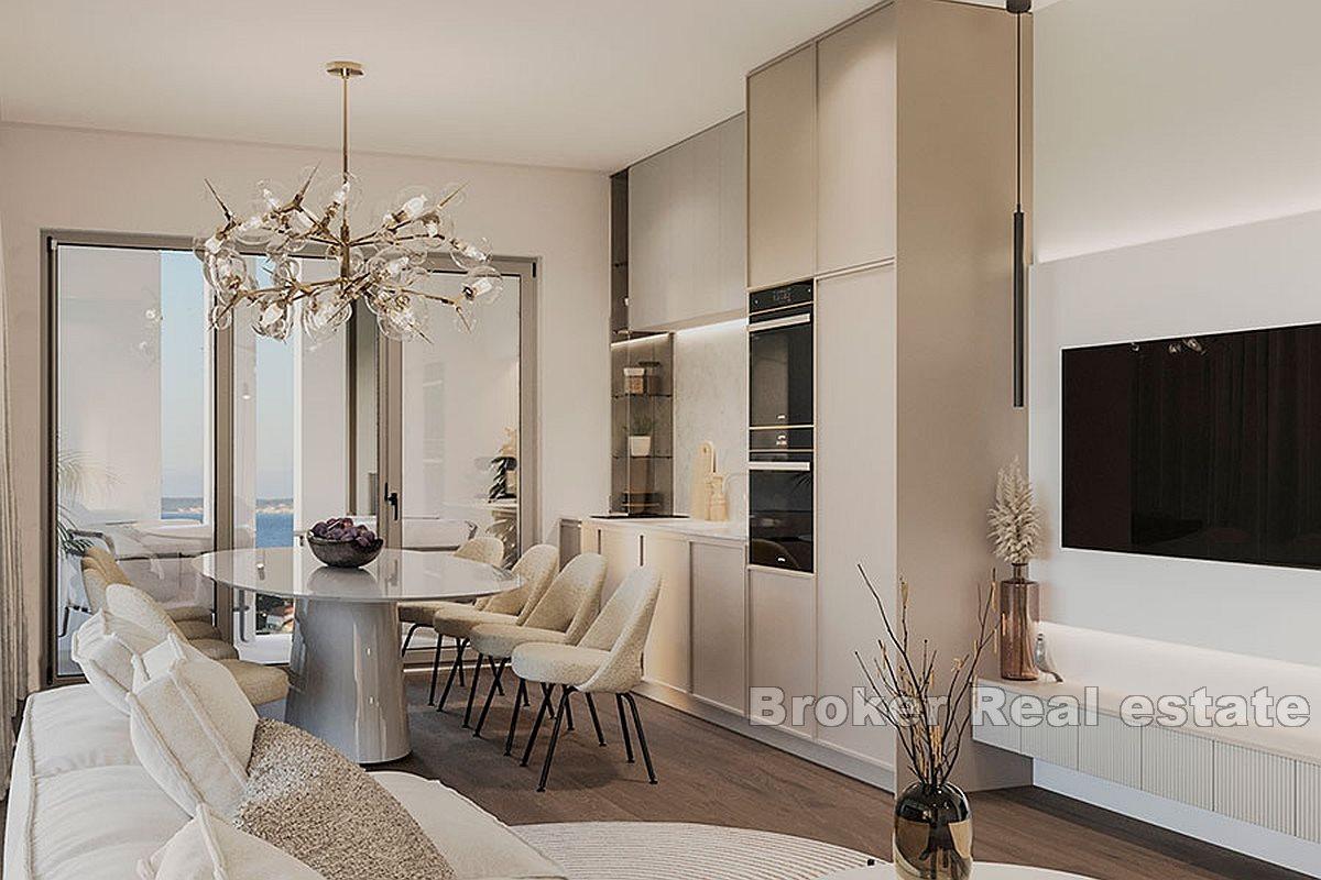 Apartment in a new building with a sea view