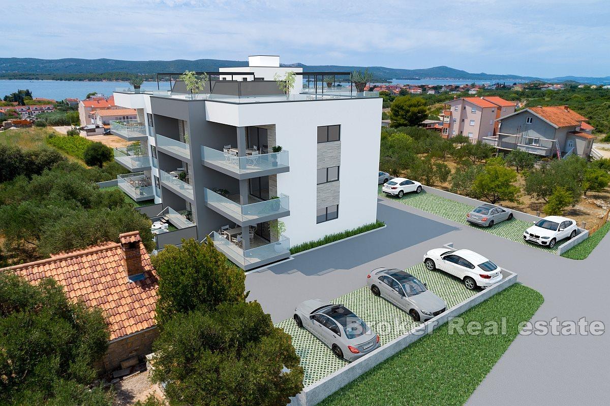 Newly built penthouse with roof terrace