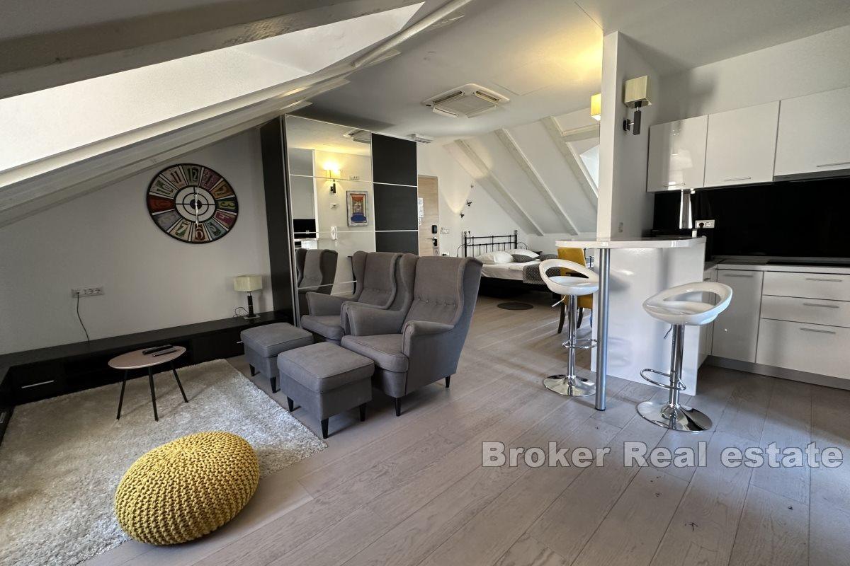 Modern apartments in the historic city center