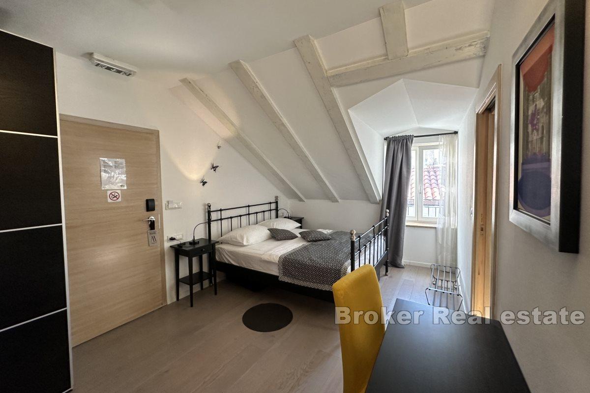 Modern apartments in the historic city center