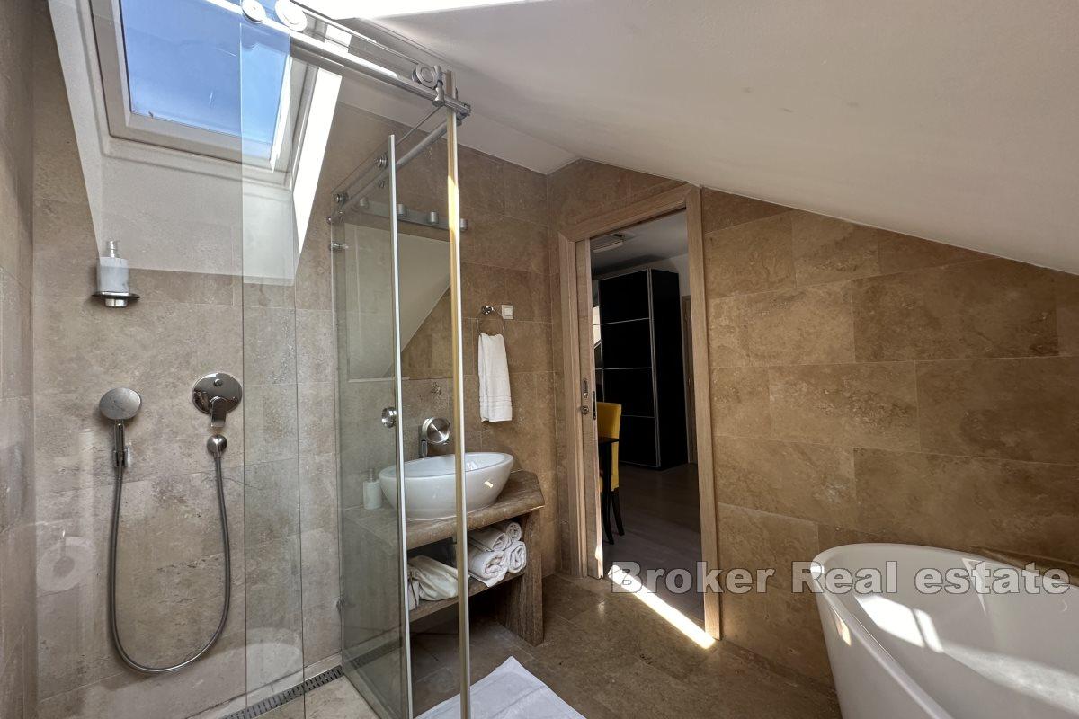 Modern apartments in the historic city center