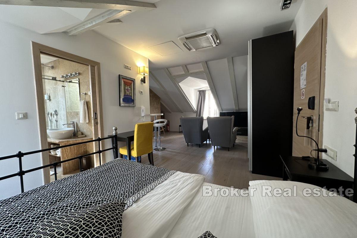 Modern apartments in the historic city center