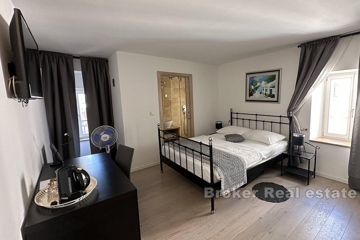 Modern apartments in the historic city center