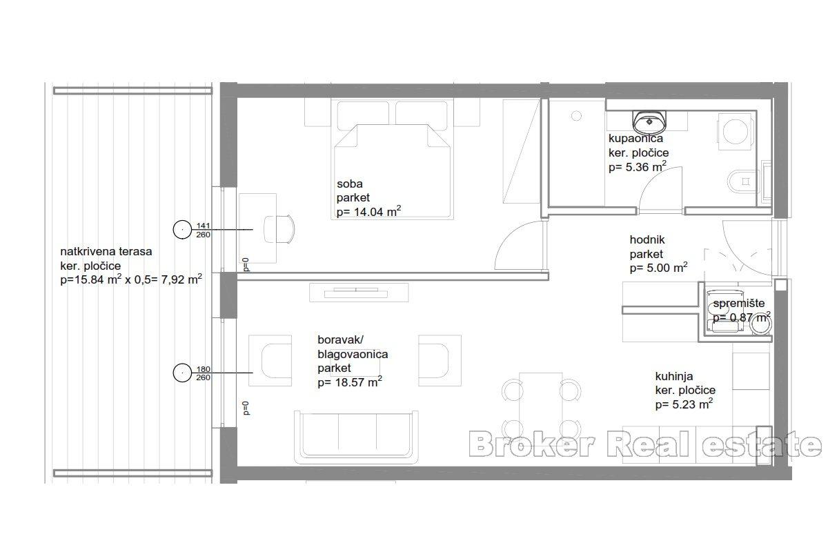 Appartement d'une chambre avec une belle vue sur la mer proche du centre