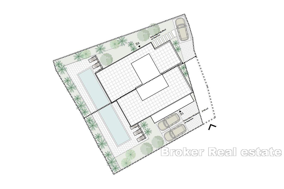 Villa mitoyenne avec vue sur la mer