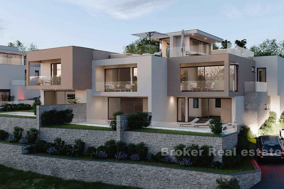 Nowoczesny dom nad morzem z pięknym widokiem na morze