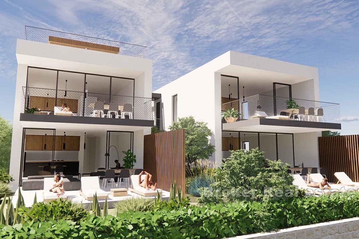 Spacieux penthouse avec terrasse sur le toit et belle vue sur la mer