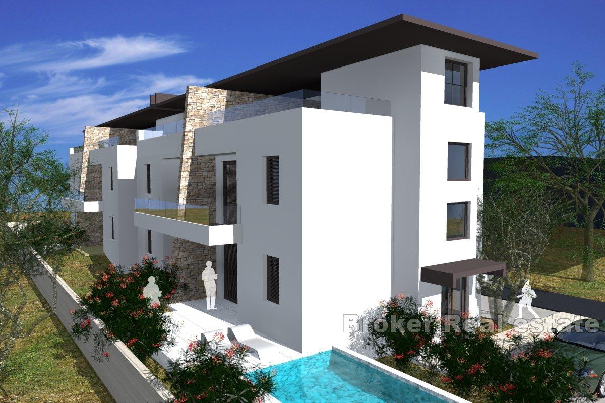 Casa moderna con terrazza panoramica e vista sul mare