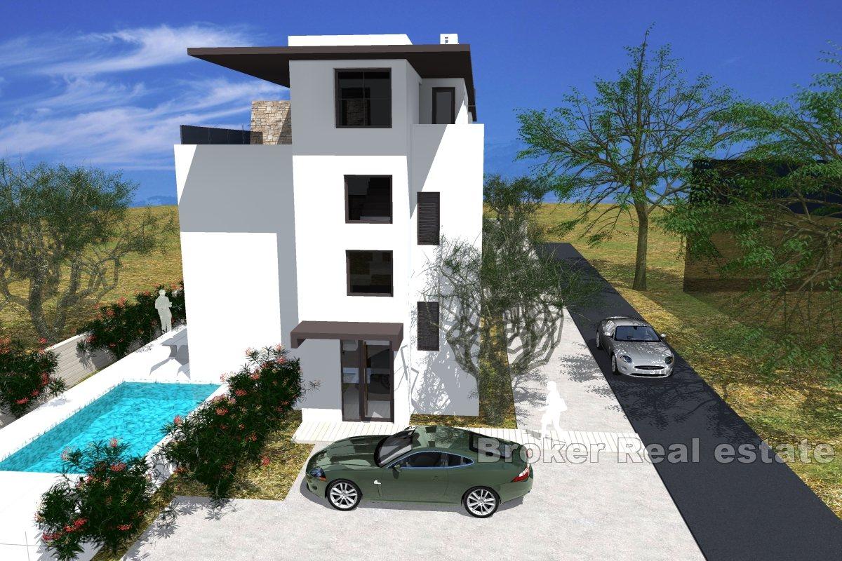 Casa moderna con terrazza panoramica e vista sul mare