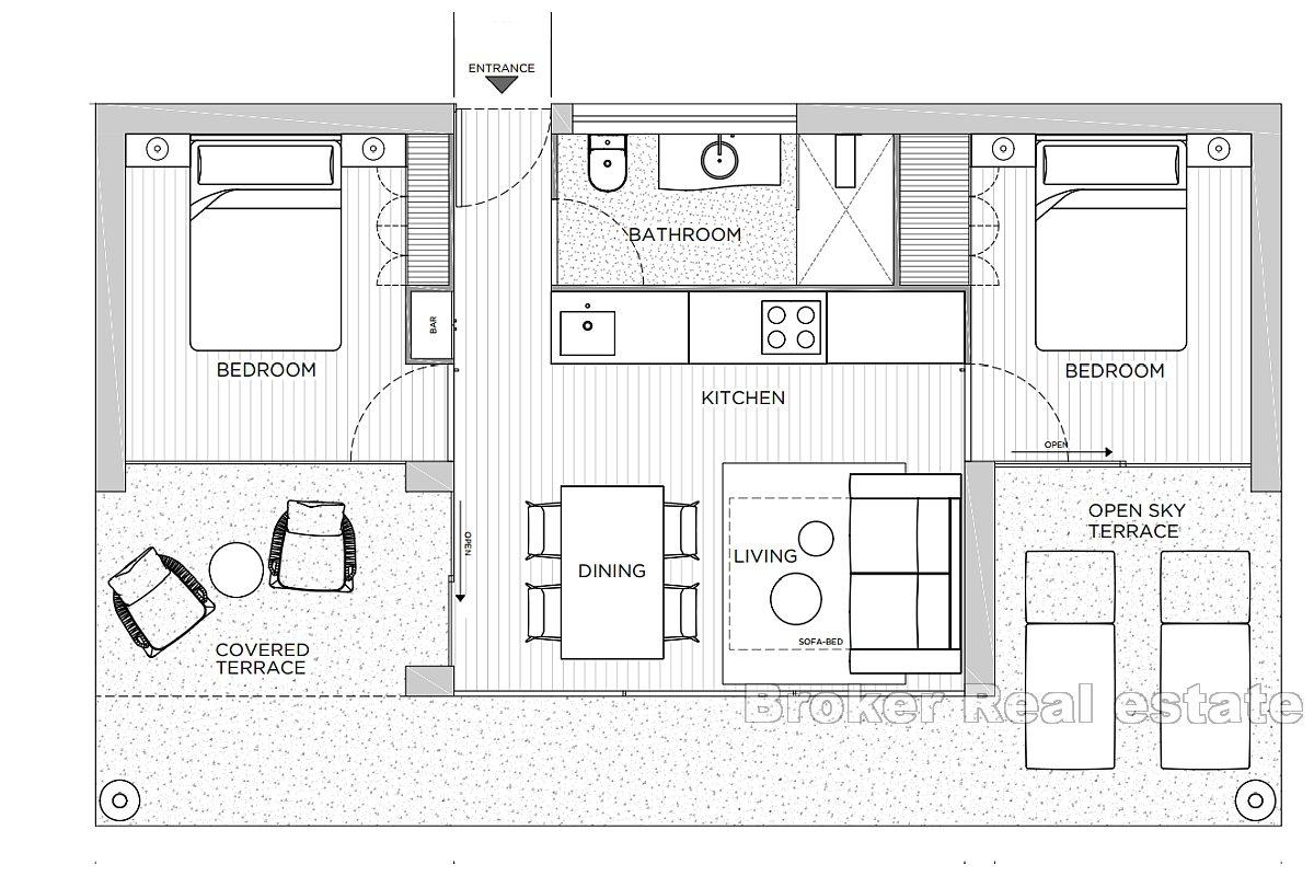 Luxury sustainable cottages near the sea