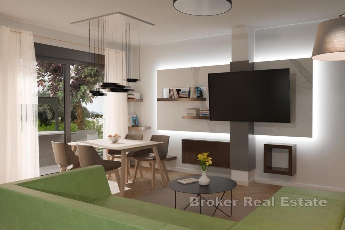 Apartament typu duplex z widokiem na ogród i morze