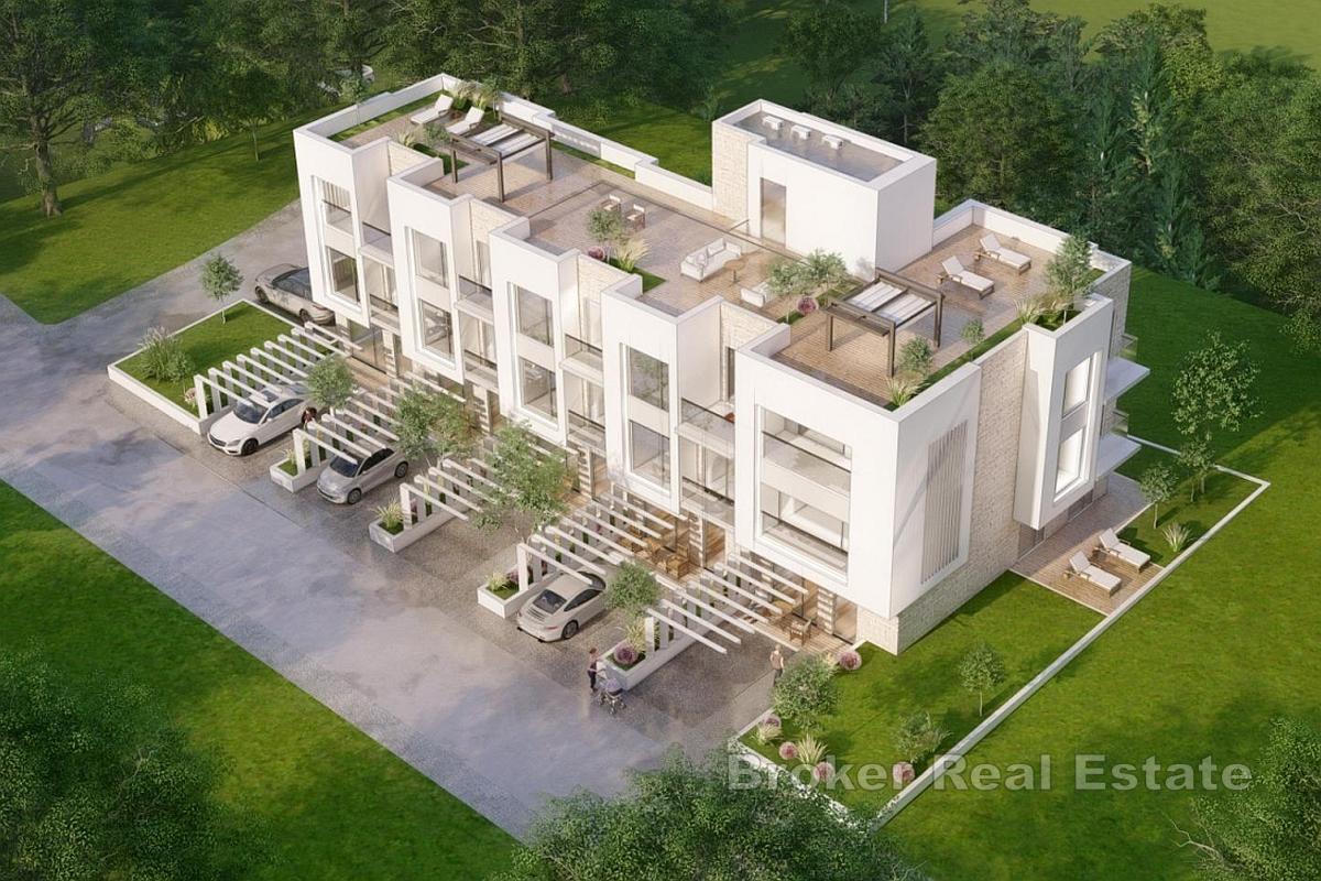 Apartament typu duplex z widokiem na ogród i morze