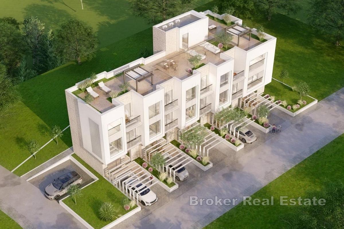 Apartament typu duplex z widokiem na ogród i morze