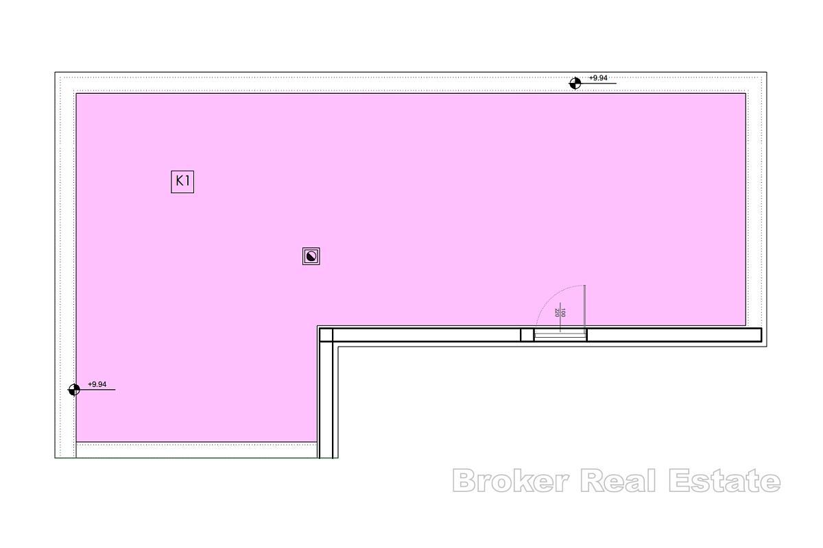 Appartamento con due camere da letto in un nuovo edificio con terrazza sul tetto