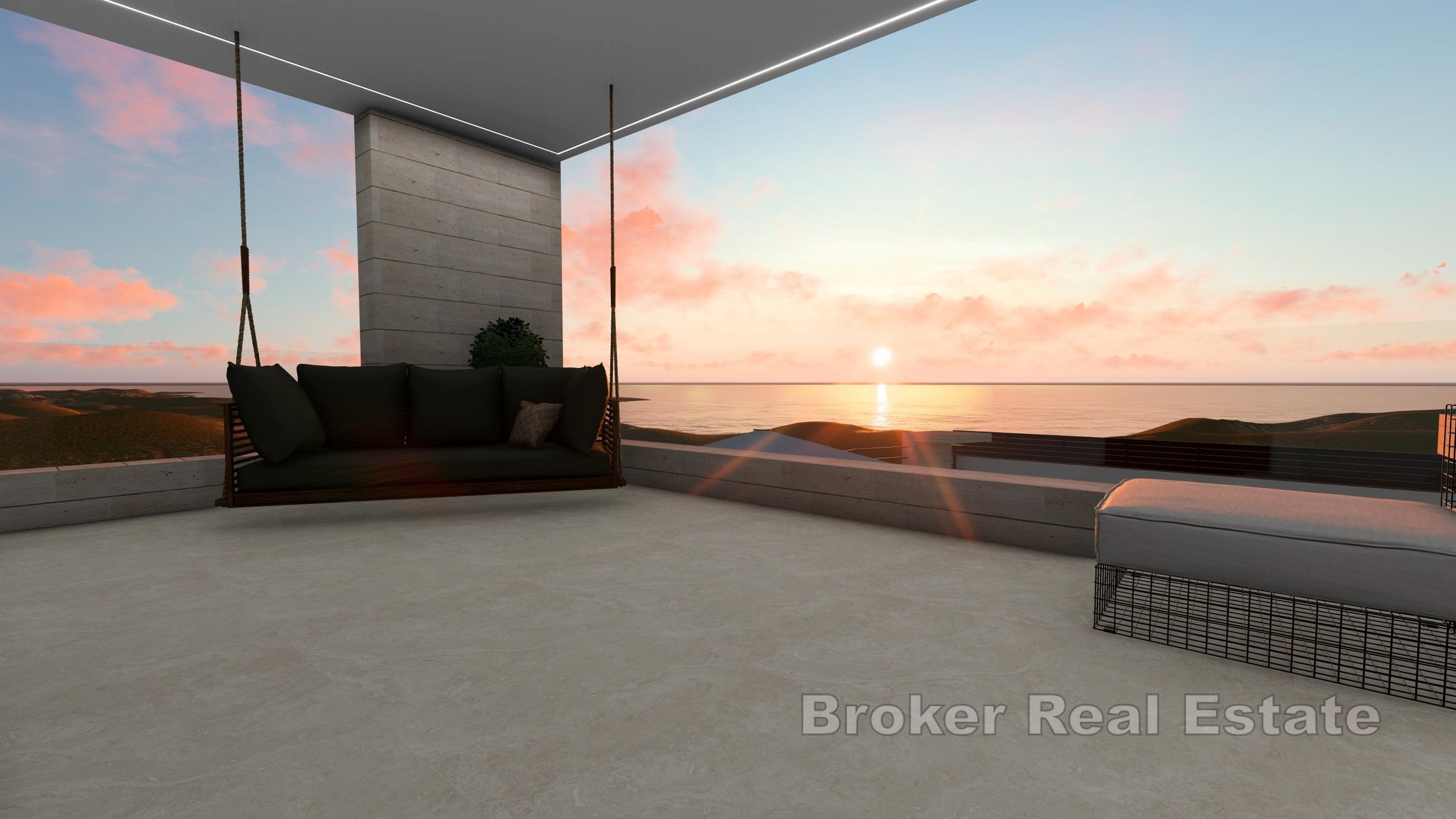 Moderne Villa mit Pool und Meerblick