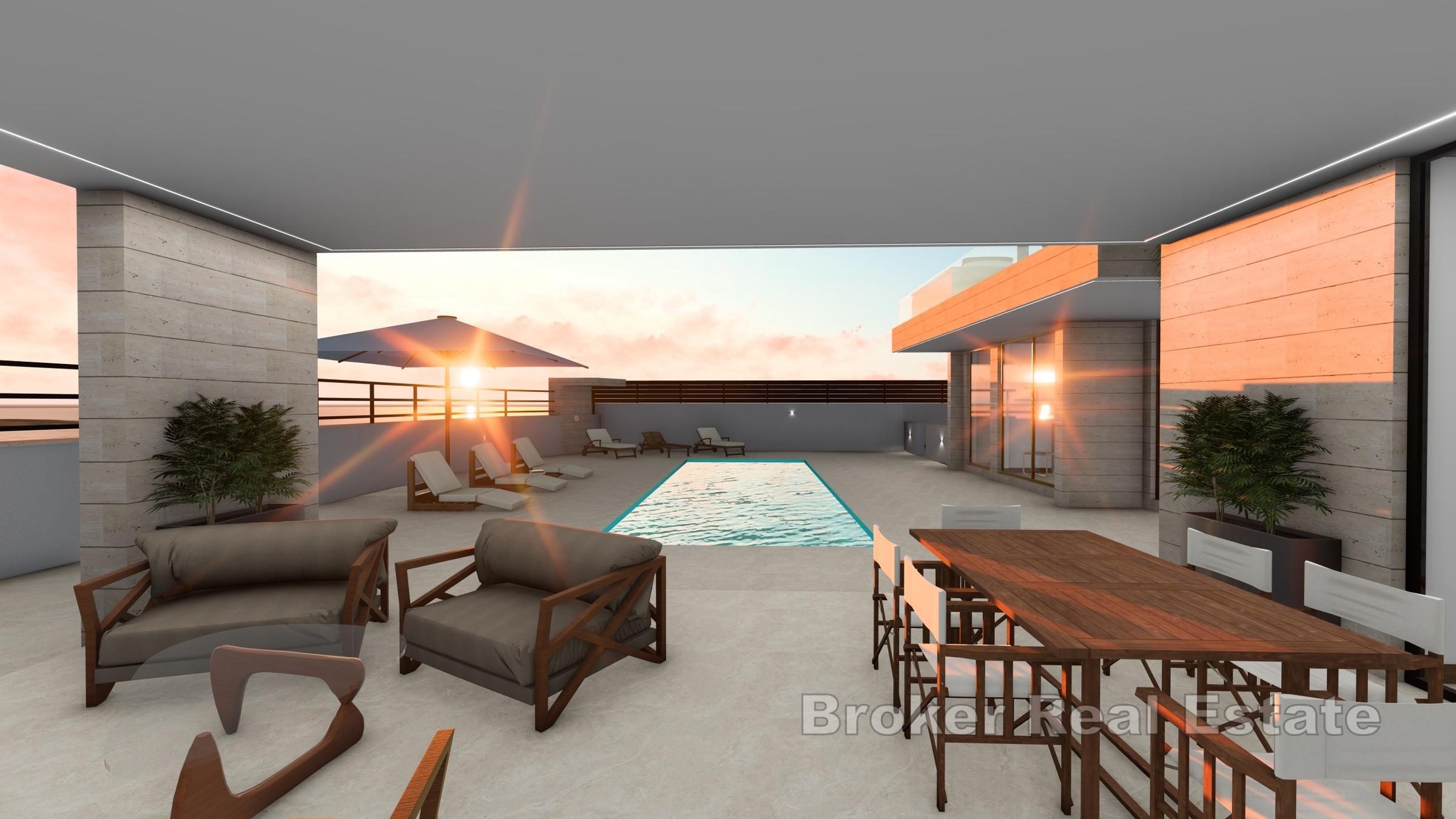 Moderne Villa mit Pool und Meerblick