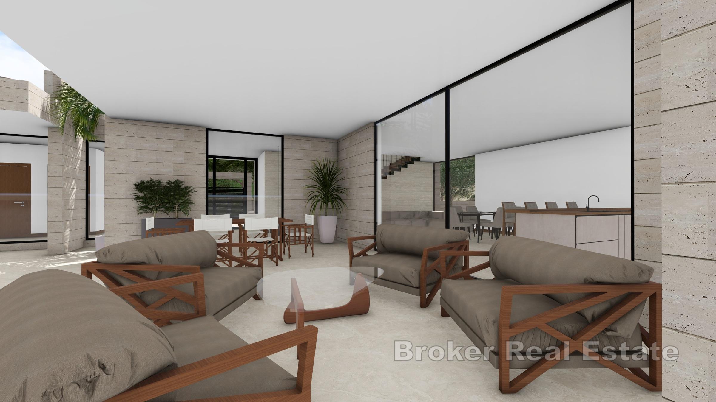 Moderne Villa mit Pool und Meerblick