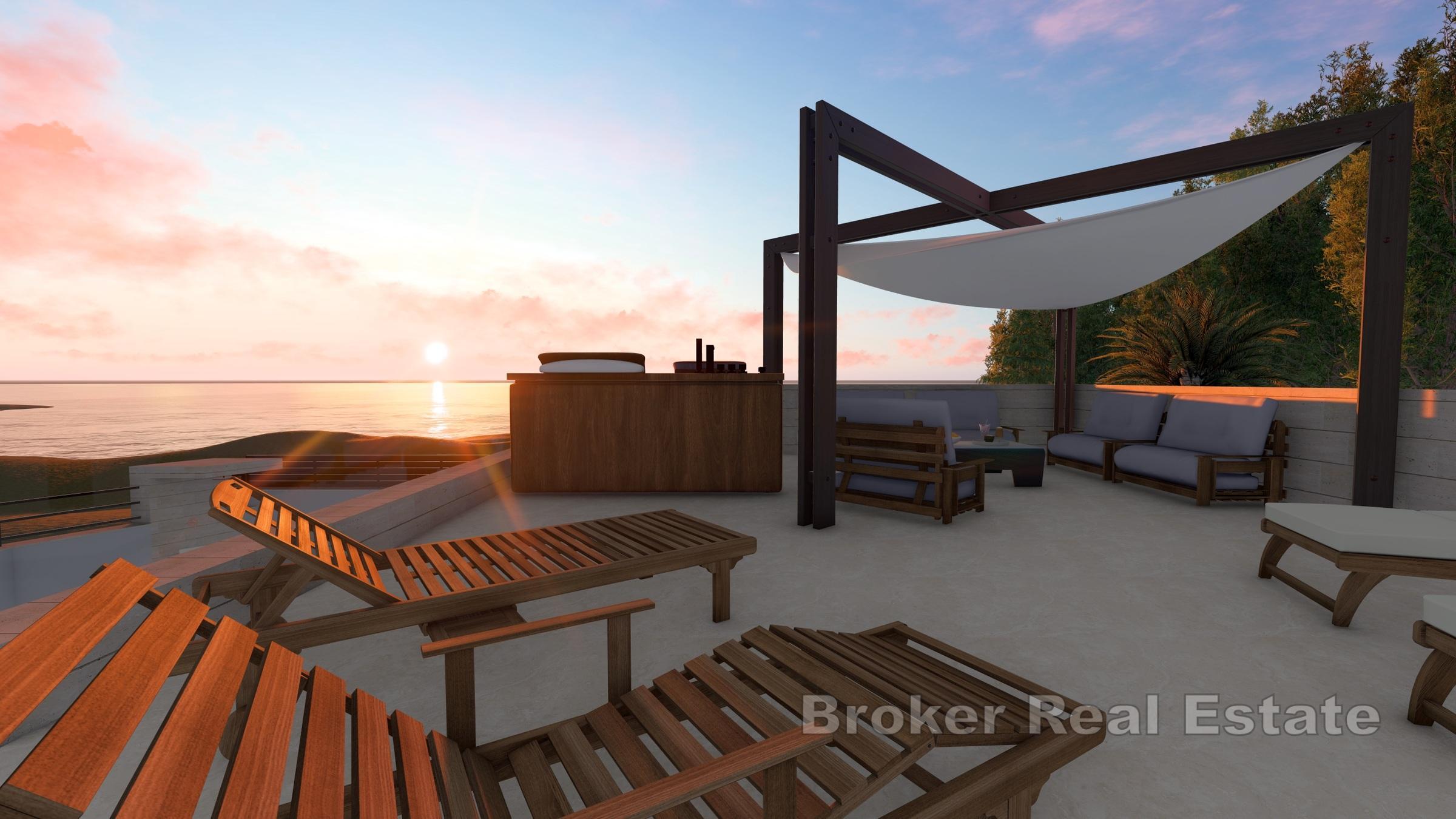 Moderne Villa mit Pool und Meerblick