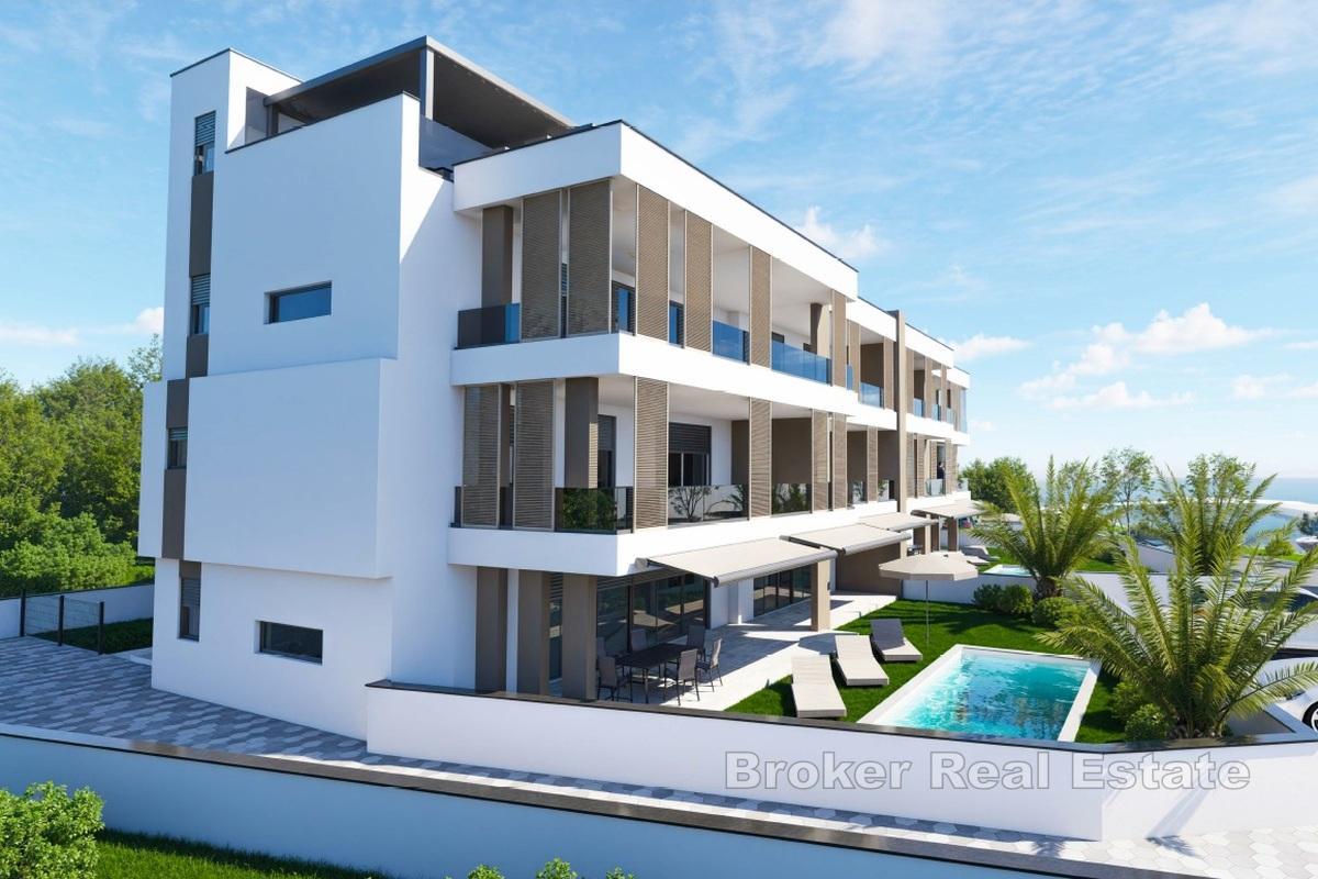 Appartement moderne de deux chambres en bord de mer