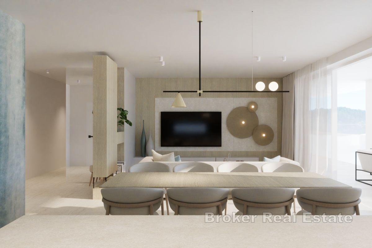 Penthouse nad morzem z tarasem na dachu