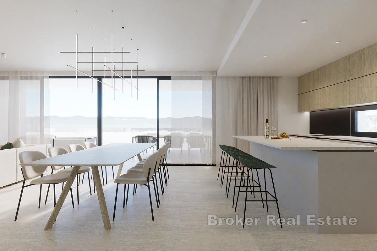 Stan s privatnim bazenom u novogradnji