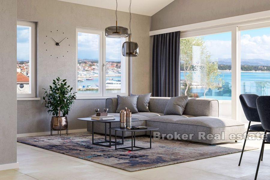 Vodice - Ny byggnad, lägenheter med havsutsikt