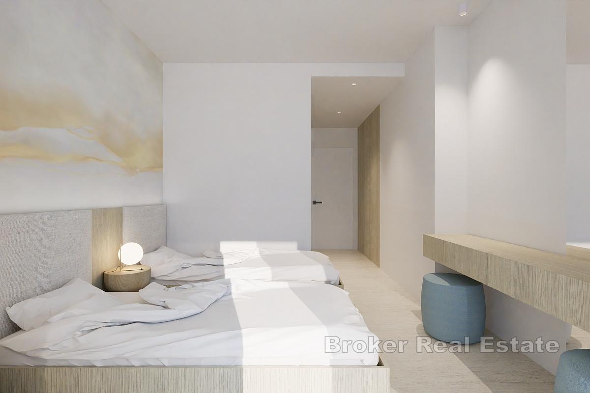 Luksusowy penthouse z widokiem na morze i prywatnym basenem