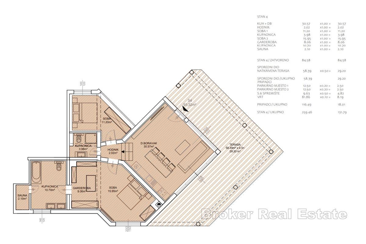 Priestranný byt na prízemí so záhradou