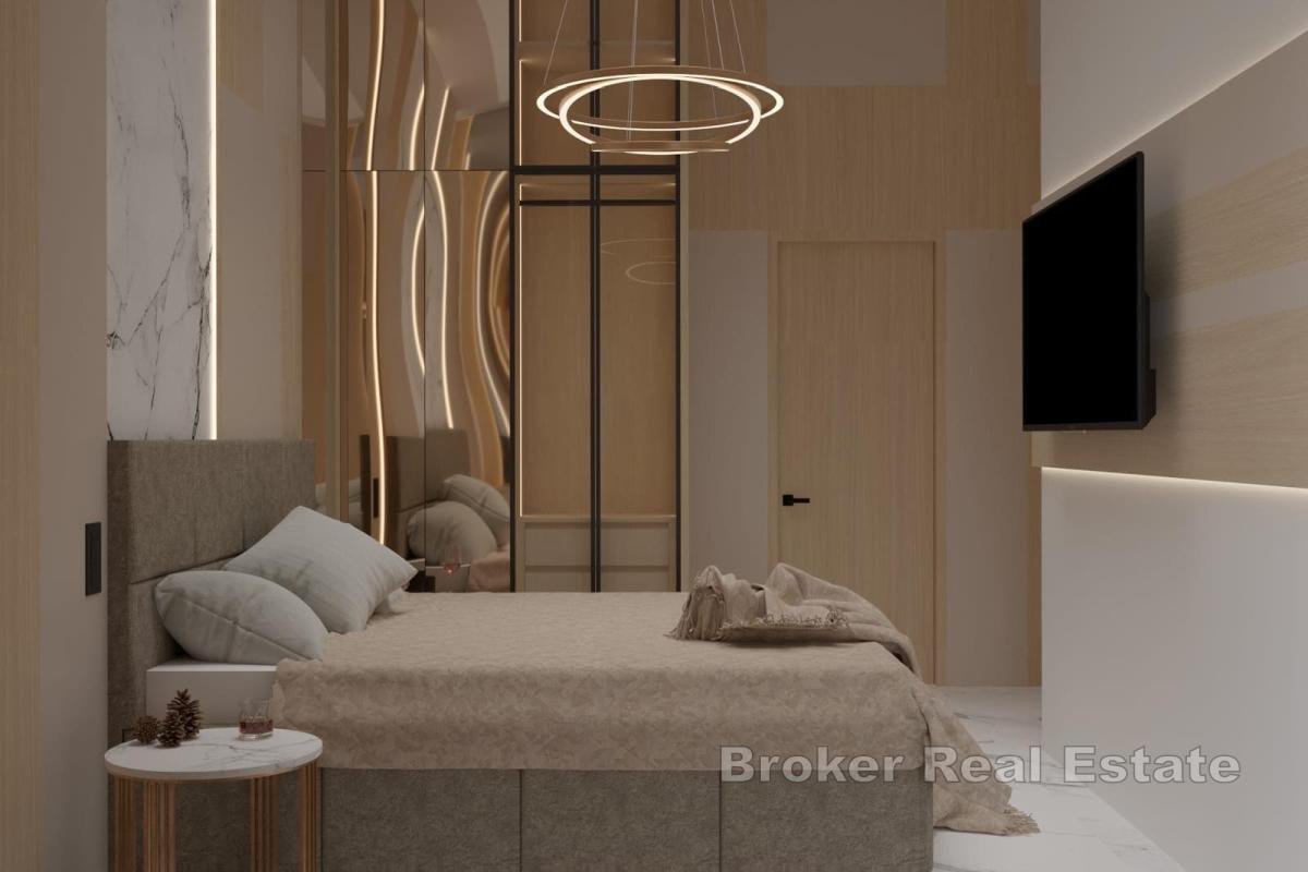 Třípokojový apartmán s bazénem v první řadě u moře