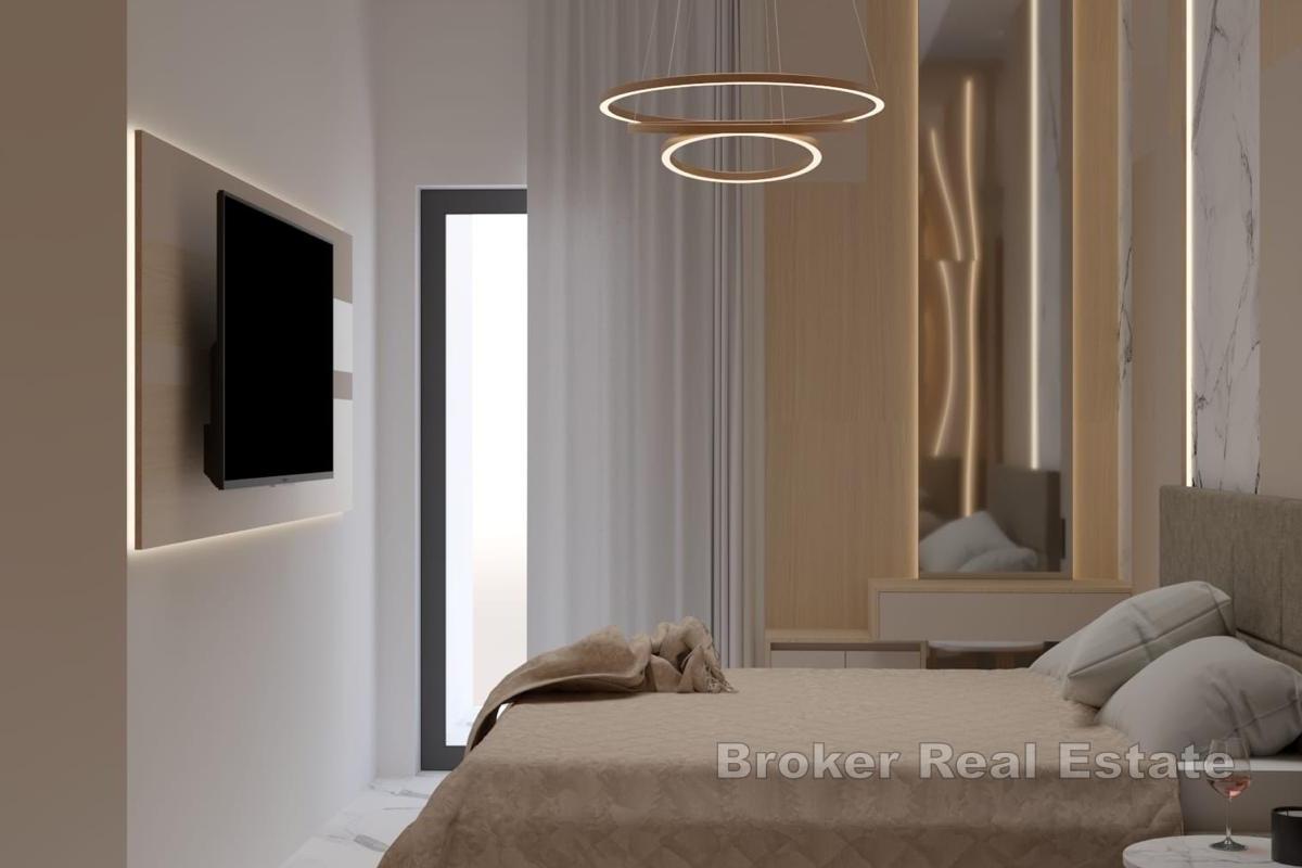 Třípokojový apartmán s bazénem v první řadě u moře