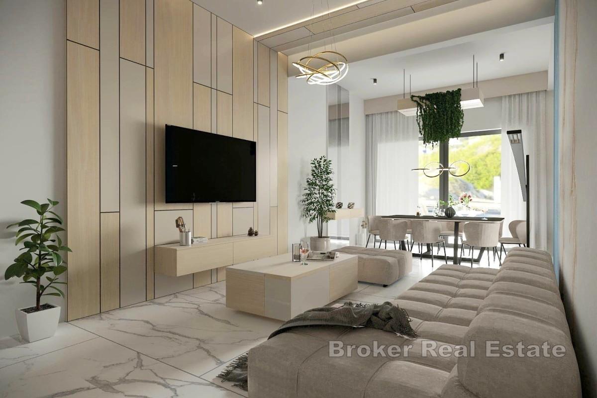 Luxuriöses Penthouse mit Pool und Panoramablick aufs Meer, in erster Reihe zum Strand