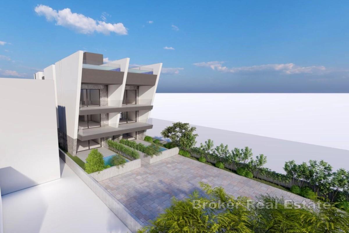 Appartement en rez-de-chaussée avec piscine, en première ligne de mer