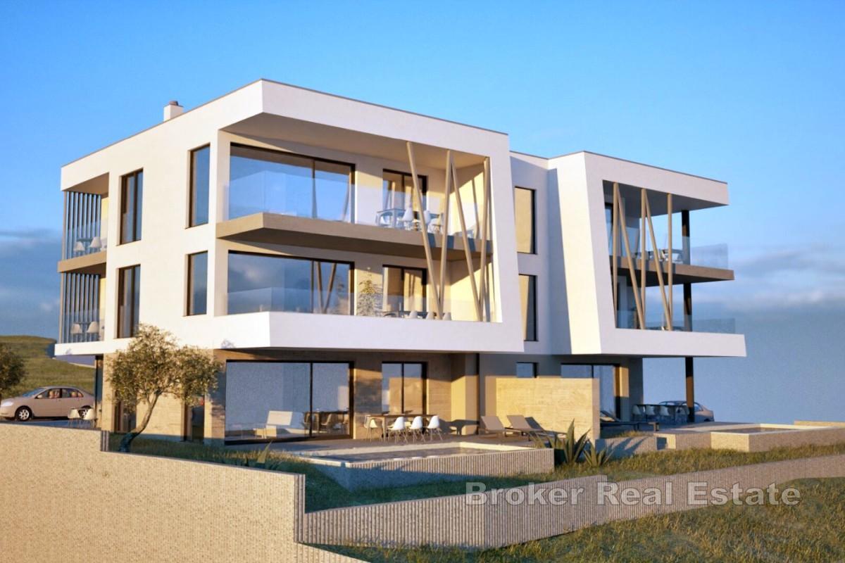 Elegancki apartament na parterze z basenem