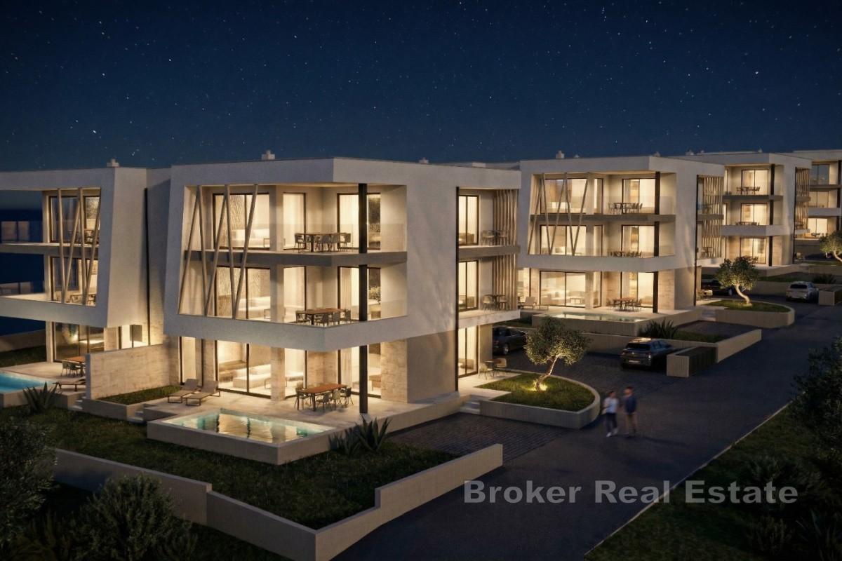 Apartmán se dvěma ložnicemi a výhledem na moře