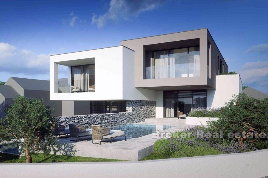 Vodice - Nowa konstrukcja z widokiem na morze