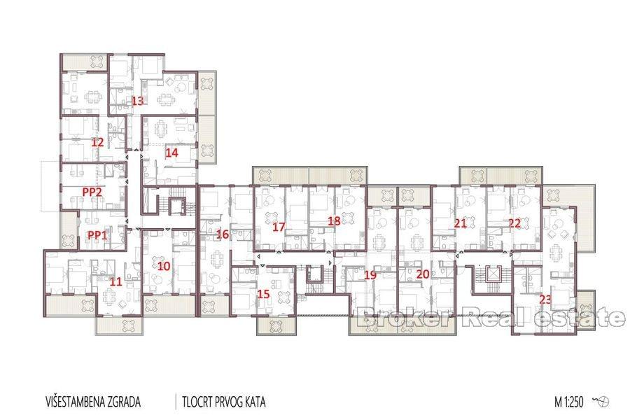 Trogir - Appartamenti in un edificio moderno